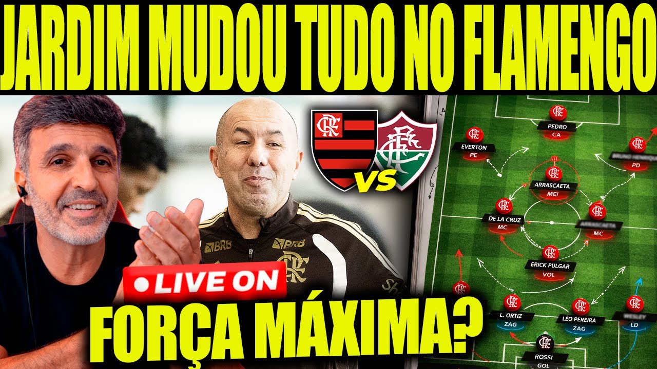 LEONARDO JARDIM MUDA HÁBITOS NO FLAMENGO! ESBOÇO DA ESCALAÇÃO DO FLA NA FINAL DO CARIOCA! E+