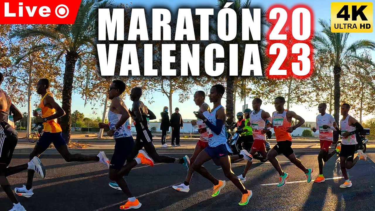 MARATÓN VALENCIA 2023 🏆 CLASIFICACIÓN DESDE DENTRO A CÁMARA LENTA 🎥