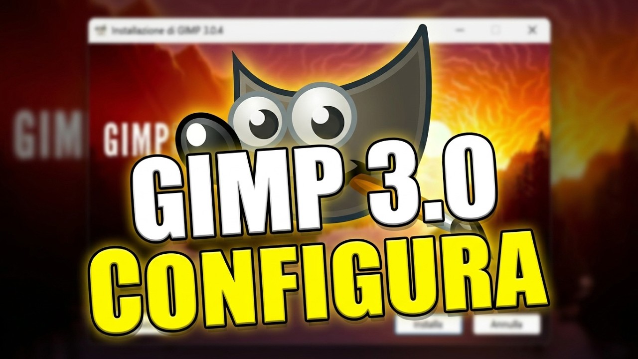 🔧 GUIDA GIMP 3.0 [Tutorial Ita] #gimptutorial