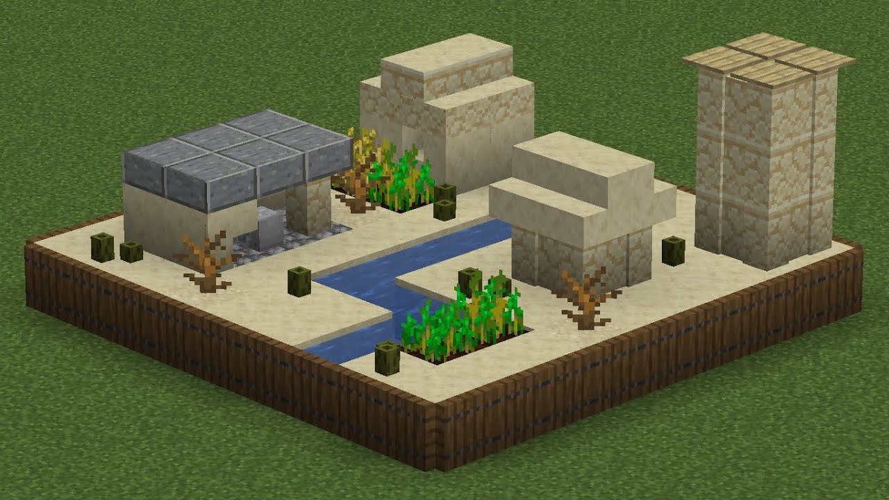 Mini Desert Village Biome in Minecraft