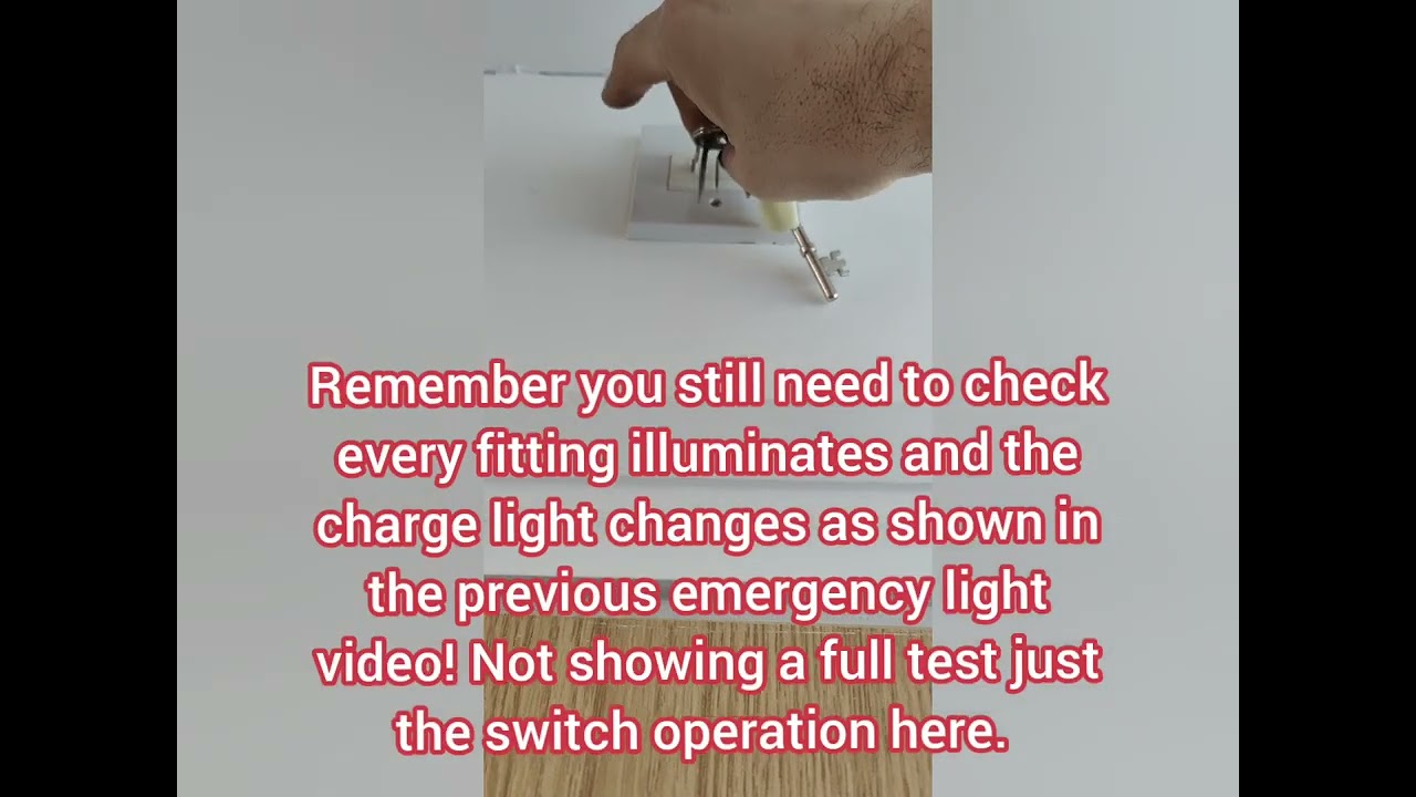 Emergency Lighting Monthly Test with an Eaton Mem key