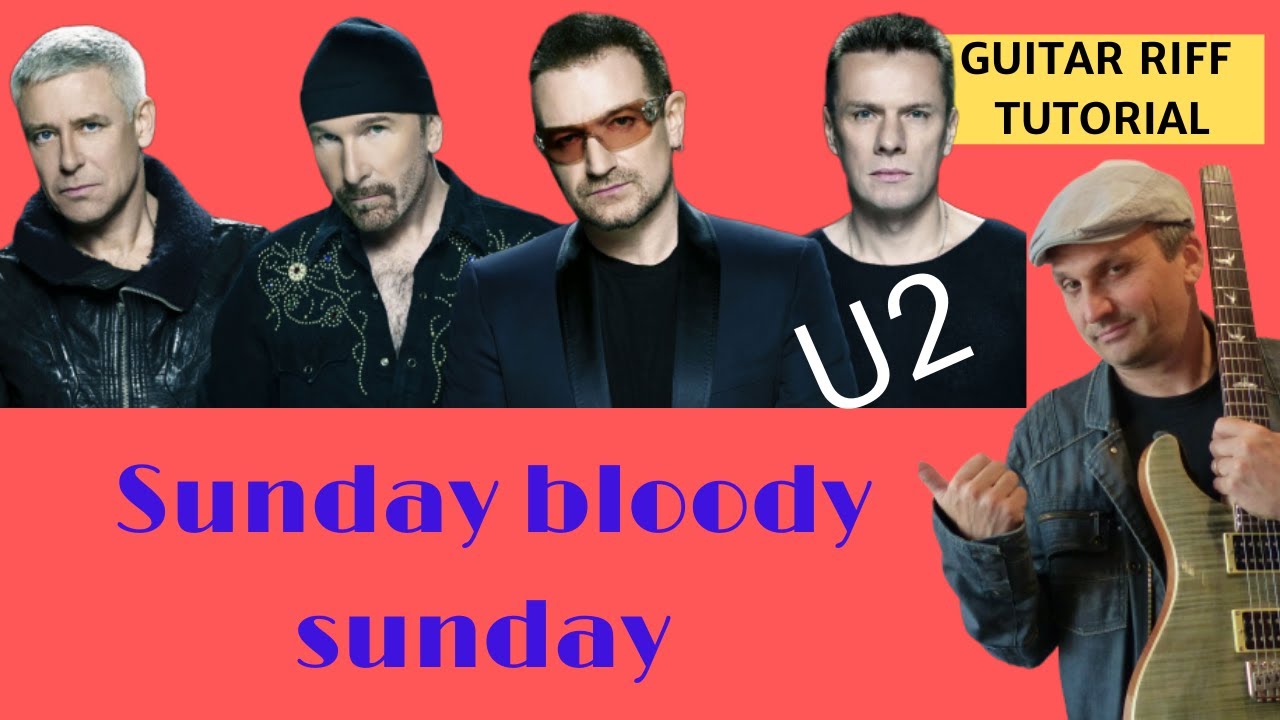 Sunday bloody sunday (U2) CHITARRA RIFF TUTORIAL
