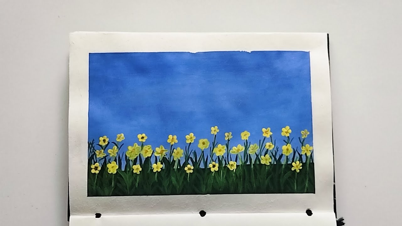 Easy Acrylic painting|| easy flower painting|| easy painting||Acrylic Painting|| @ArtistChiya 
