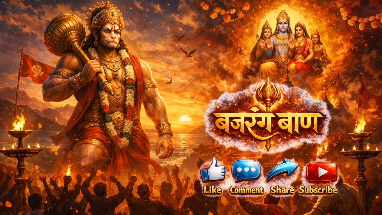 शक्तिशाली बजरंग बाण – Powerful Bajrang Baan Call & Response Bhakti Song | जय हनुमान Devotional Chant