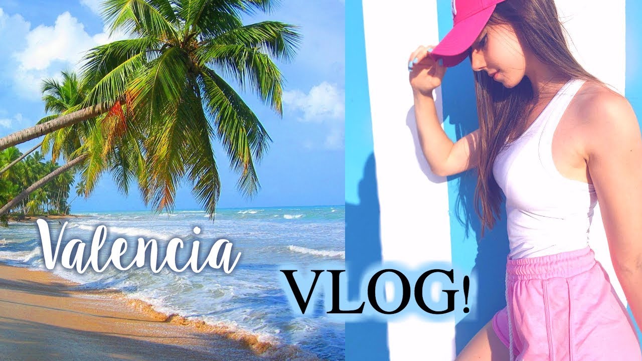 Valencia! | COMPRA saludable + Torre de TORTITAS FIT + Dominadas en la PLAYA! | #VLOG2