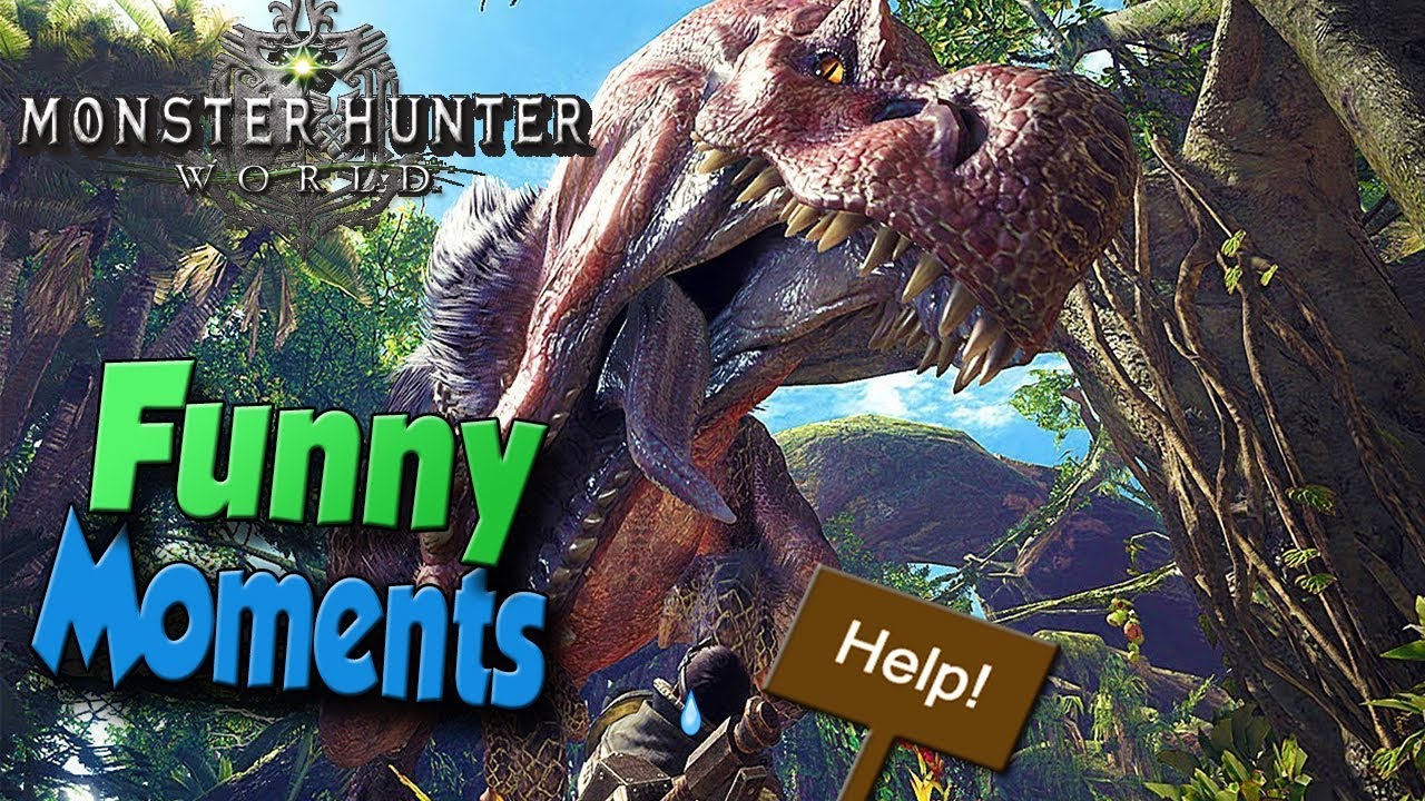 HUNTING AN ANJANATH! - Monster Hunter World Funny Moments