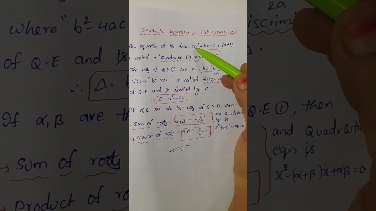 #InterMaths2A #QuadraticExpressions #Vsaq1