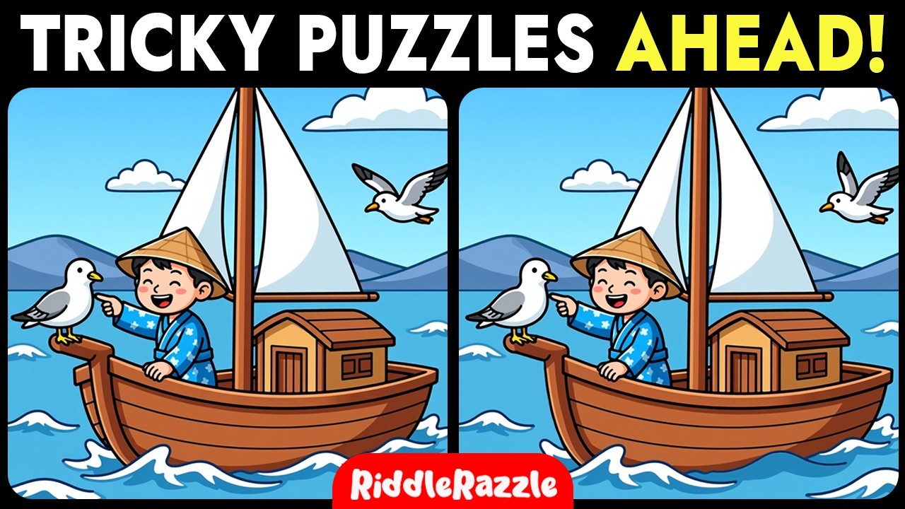 Brain Focus Training | Can You Find All 3 Differences?