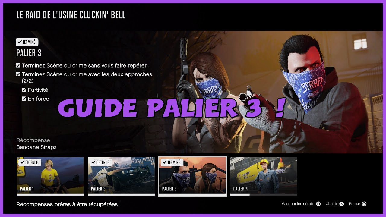 Comment avoir l’approche furtive et pas se faire repérer pour le braquage de Cluckin Bell GTA Online