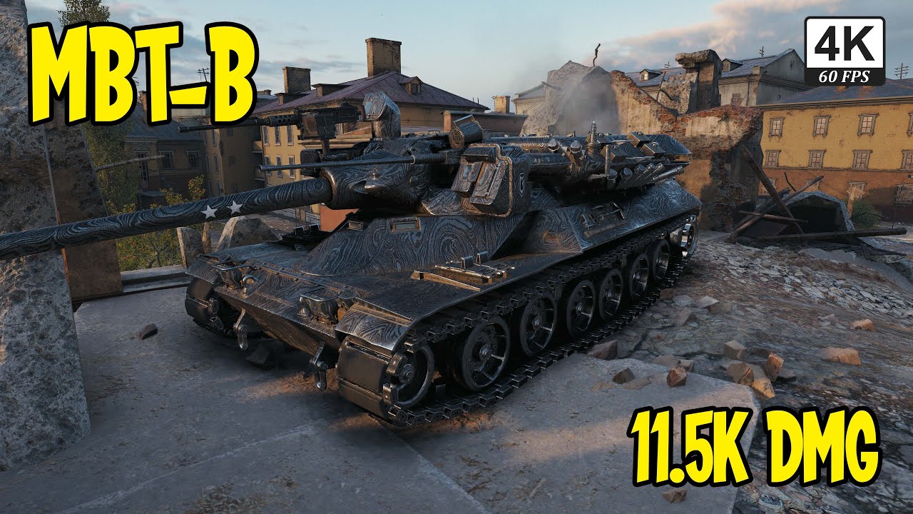 World Of Tanks MBT-B 11.5k Damage 5 Kills ENSK WOT