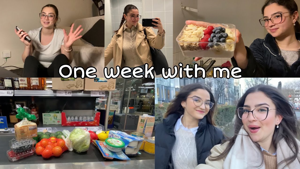 First week after Holidays ( Uni, meal prep , meeting my sister ) | دوزو معايا سيمانة ❤️📚