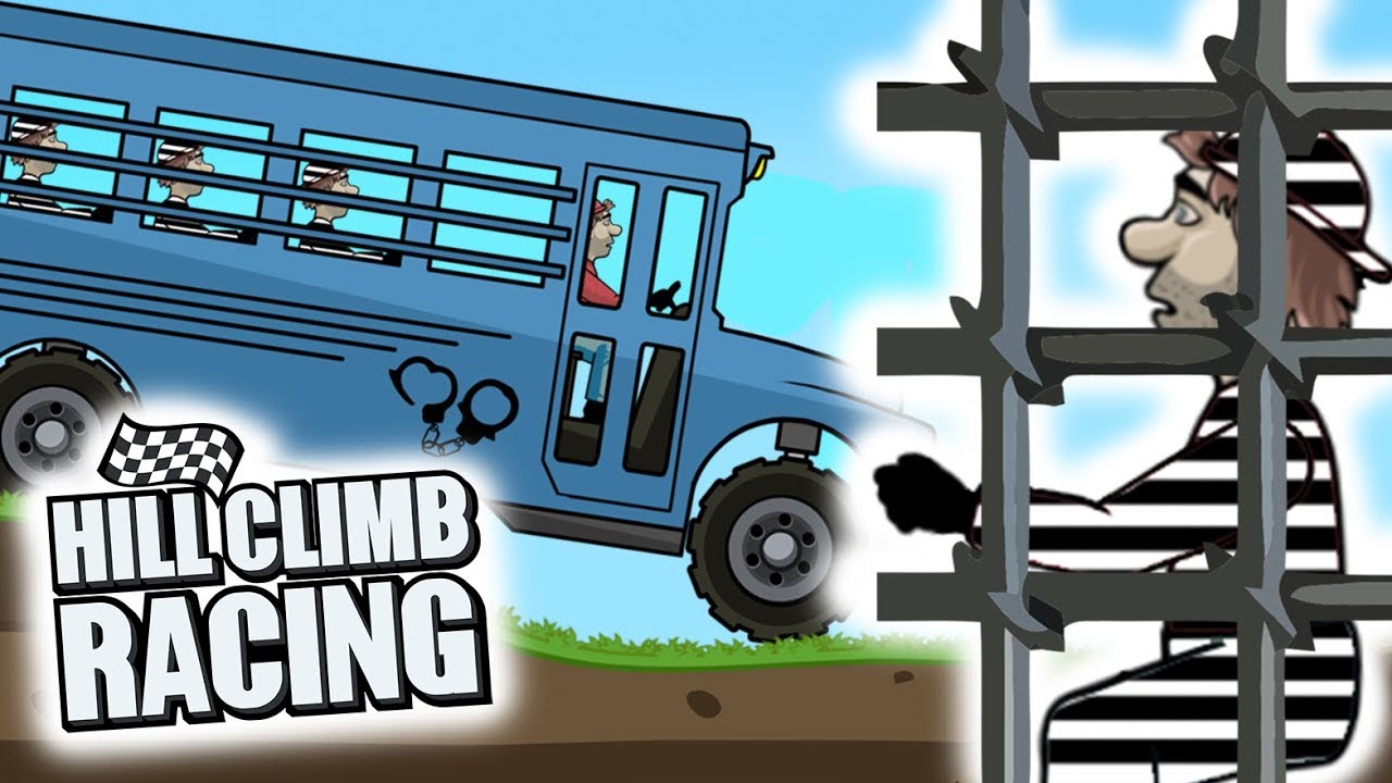 👮 Hill Climb Racing - Prison Bus (Create Car) 👍