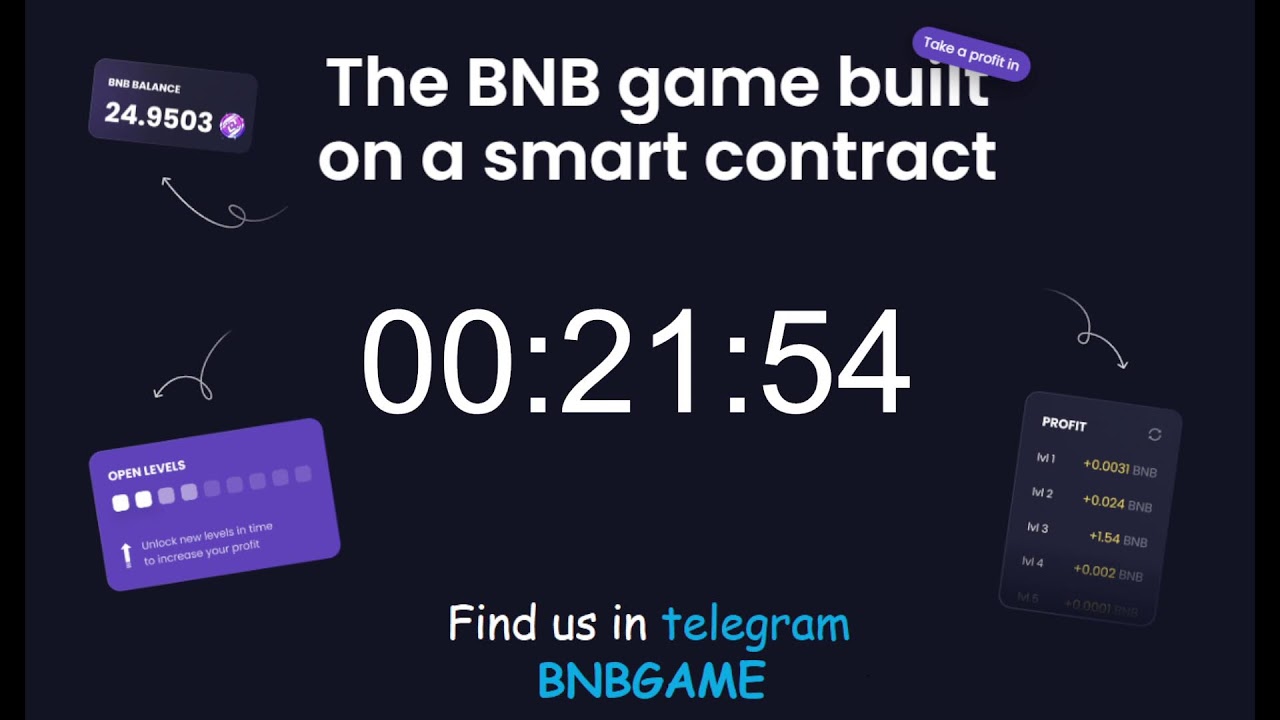BNB Game -  Unlock level and get Extra Profit
