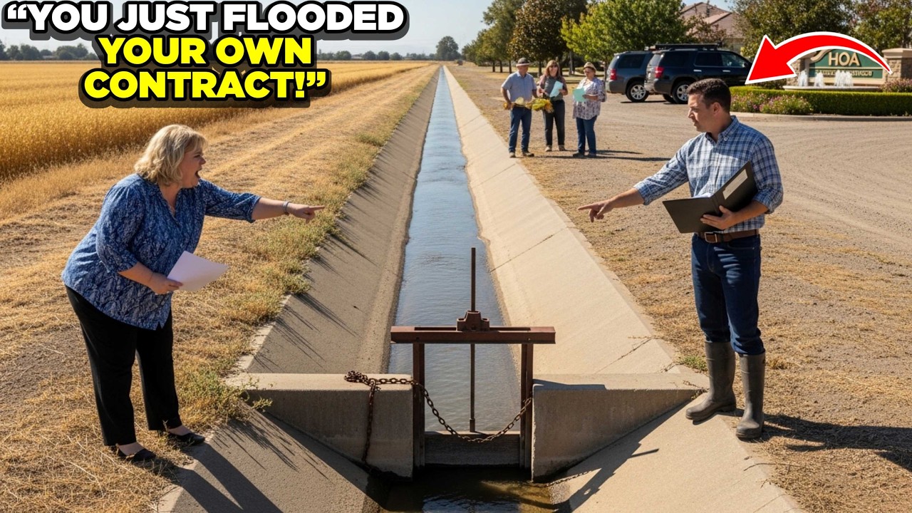 HOA Drained My Irrigation Ditch 30 Days Later They Lost Their Landscaping Contract Paid Me $180,000