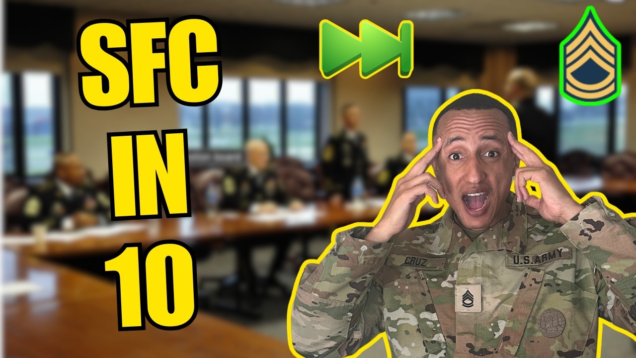 If I joined the Army in 2026, I’d do THIS differently to get promoted to SFC in less than 10 years!