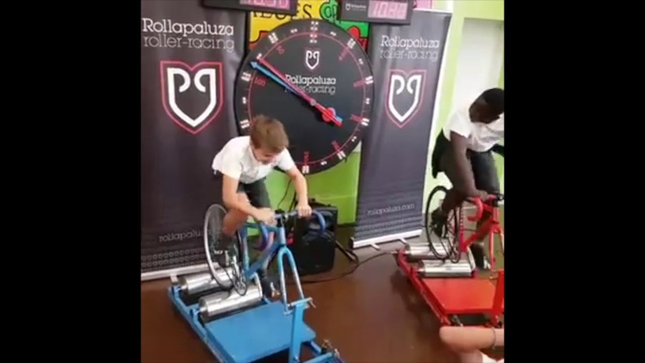 Rollapaluza roller racing at St Peters Primary School, Croydon