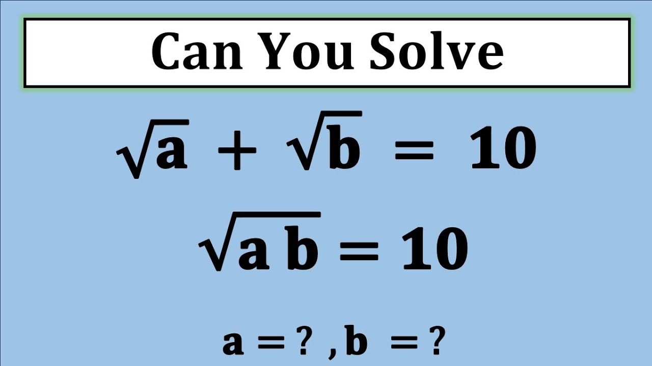 Maths Olympiad | A Nice Algebra Problem | Nice Square Root Math Simplification Problem