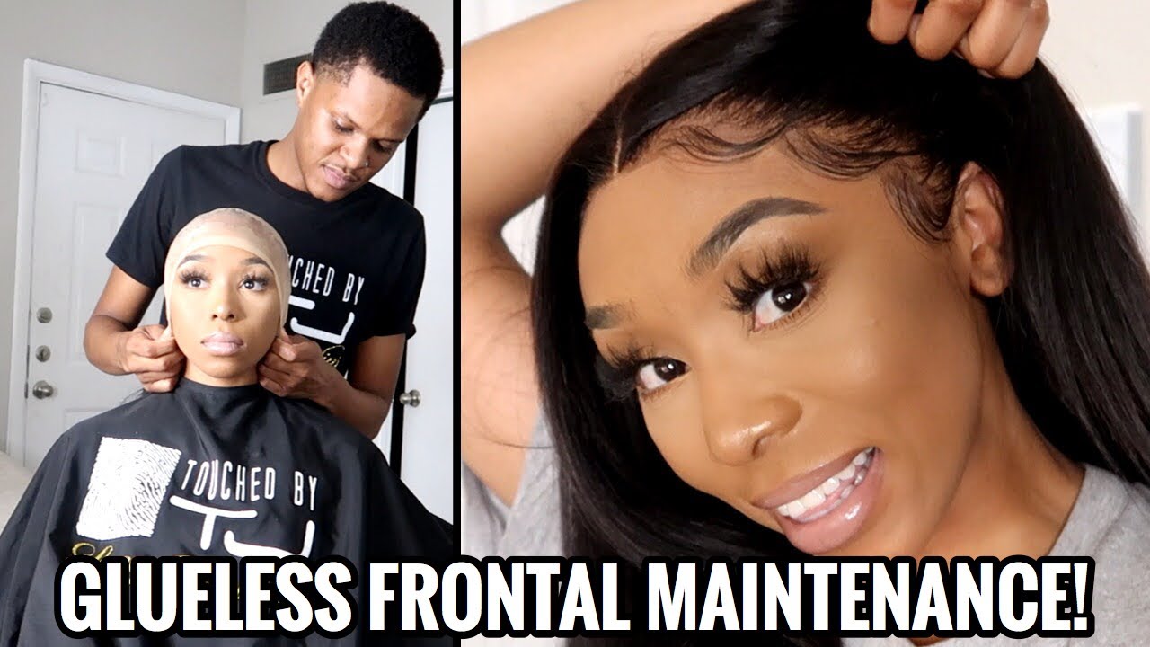 EASIEST WAY TO MELT YOUR LACE!  | Glueless Frontal Maintenance, Baby Hairs, Styling feat. UNice
