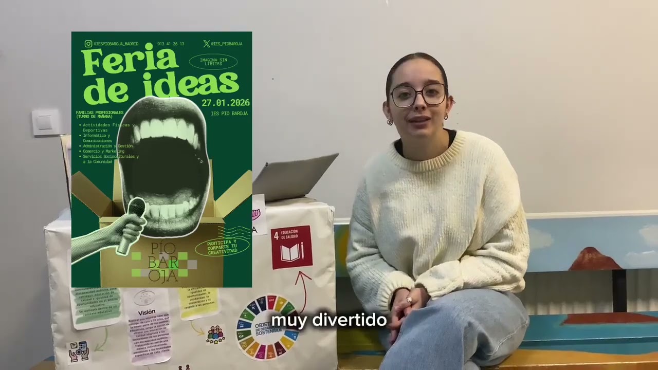 Video pantallas feria de ideas 2026. IES Pio Baroja-Madrid (Usera)