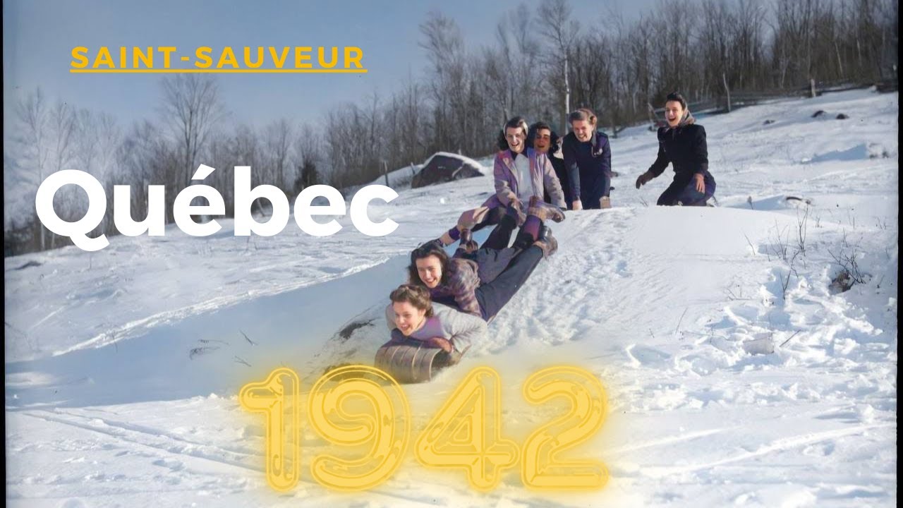 Québec Saint-Sauveur : 19 Photos de 1942 Colorisées Par L’intelligence Artificielle