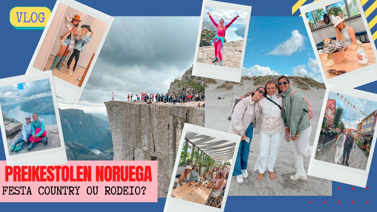 Noruega - Festa Country ou Rodeio? | Subimos o Preikestolen e sobrevivemos! | Ela nadou nesse frio??