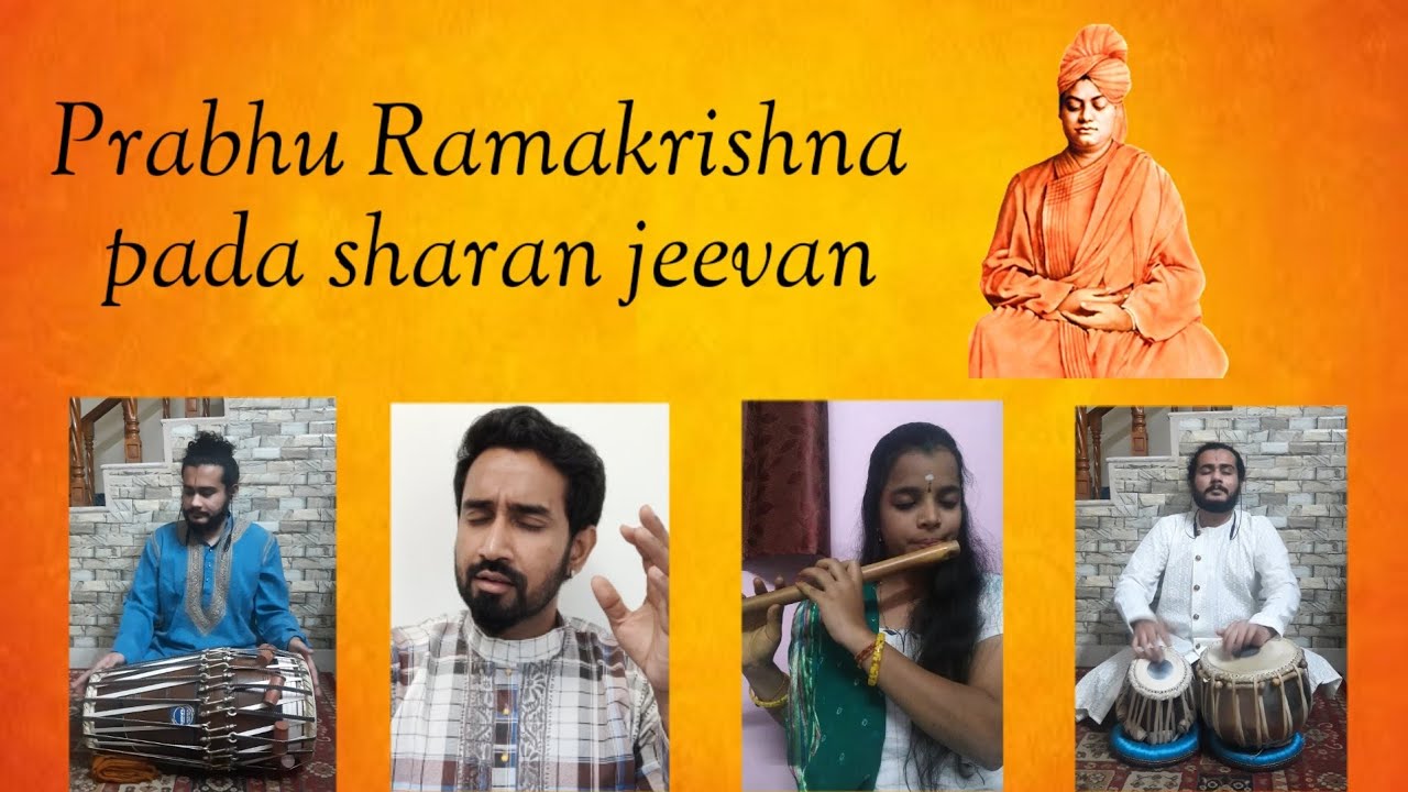Prabhu Ramakrishna Pada Sharana | ft. @iamkartikraman and Poornima Krishna | Swami Vivekananda song