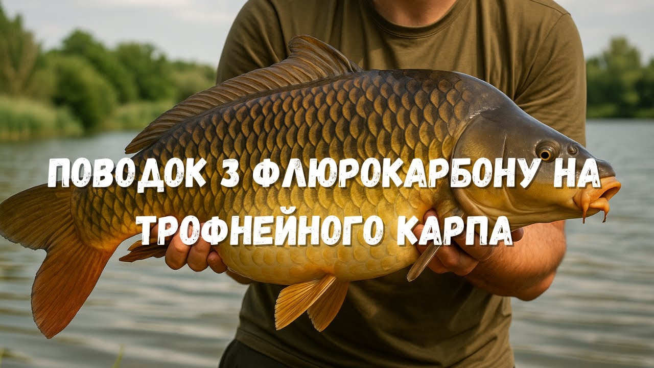 Як зв’язати поводок на коропа з флюрокарбону 🎣 Покрокова інструкція