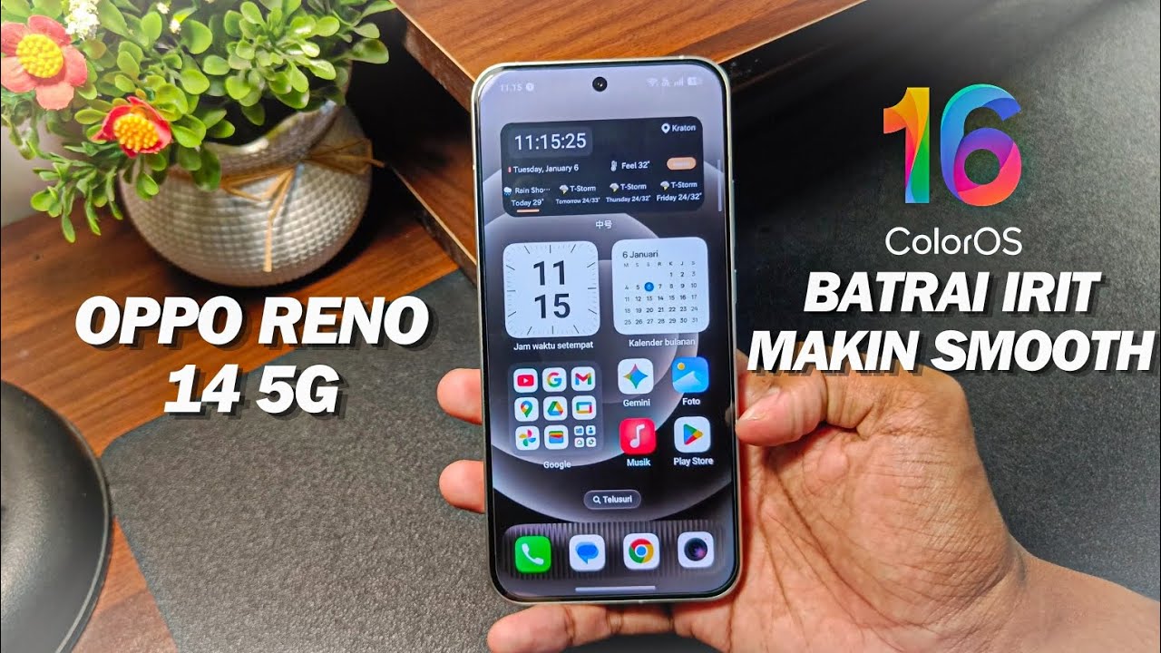 Kelebihan & Kekurangan ColorOs 16 di Oppo Reno 14 5G setelah 1 bulan pemakaian.