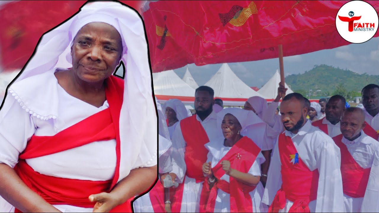 The Royal procession of #Prophetess_Mercy_Attaa_Nkansah at the 2024 UFTC National Convention 👑🤩!!