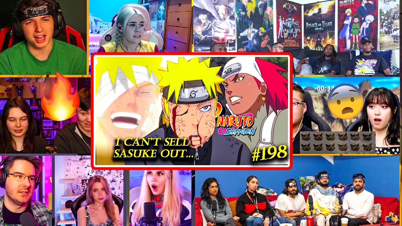 Naruto Gets Pummeled by Karui!🔥🫣 | Five Kage Summit's Eve | Shippuden 198 REACTION MASHUP 疾風伝 海外の反応