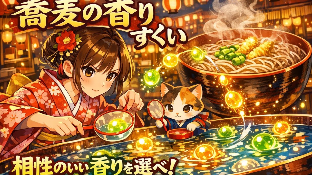 なぜ蕎麦はあの食材と合うのか？香りで読み解く