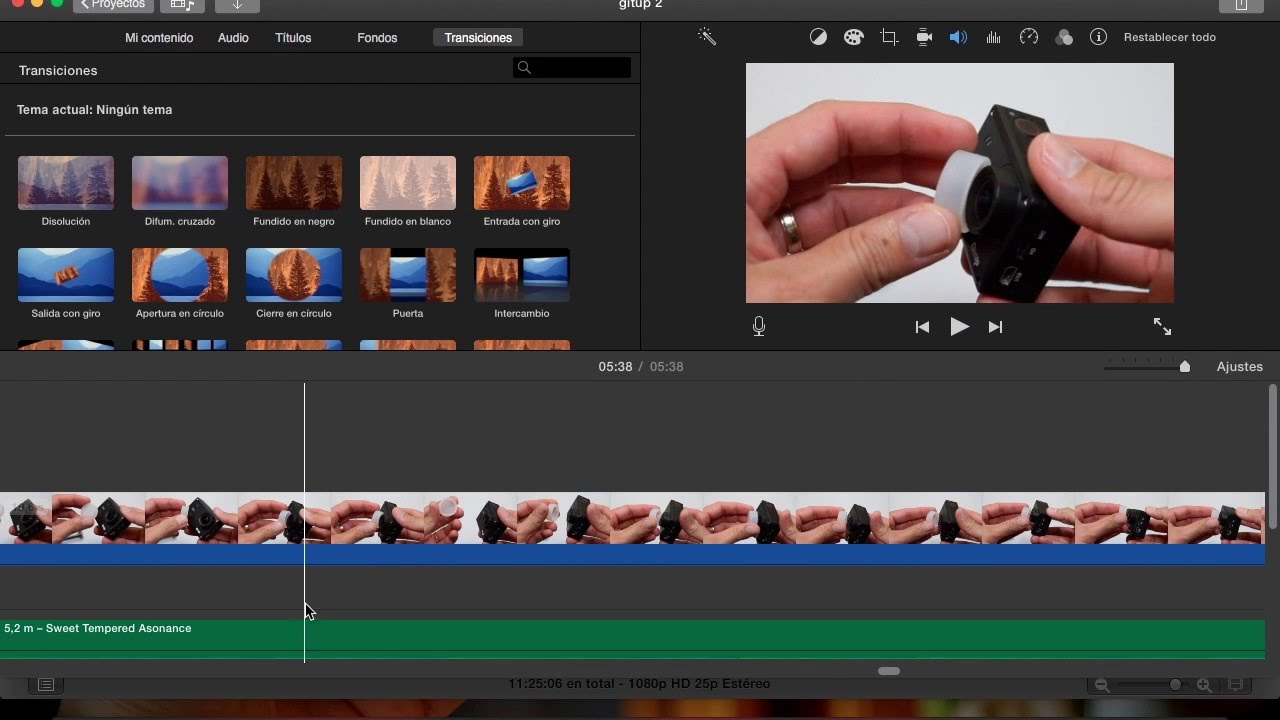 Sincronizar vídeo y audio en iMovie y Final Cut
