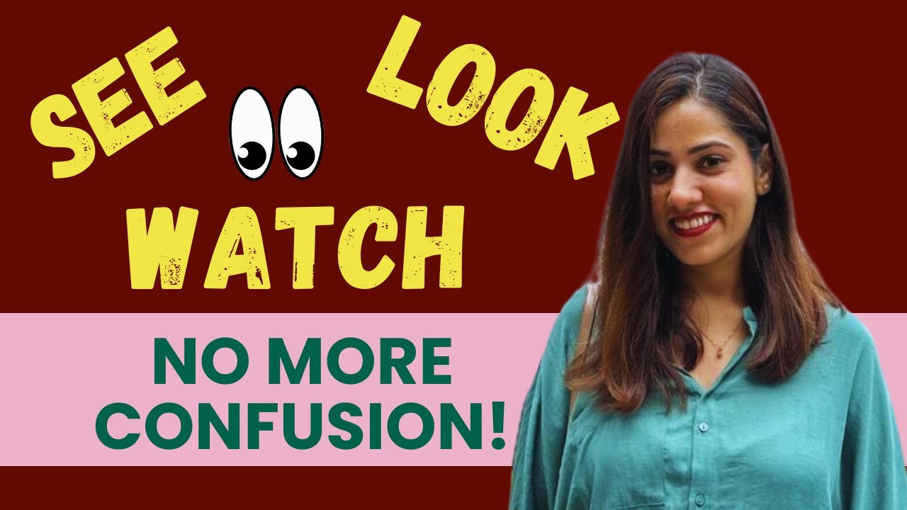 SEE LOOK WATCH, Find out the difference.
