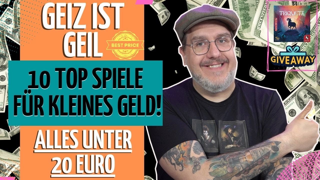 😍10 FANTASTISCHE Spiele für den SCHMALEN Geldbeutel💰