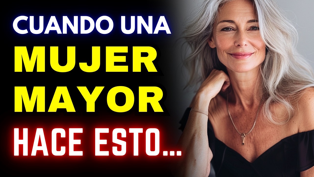 Las mujeres mayores hacen ESTO cuando les gustas pero tienen miedo de admitirlo