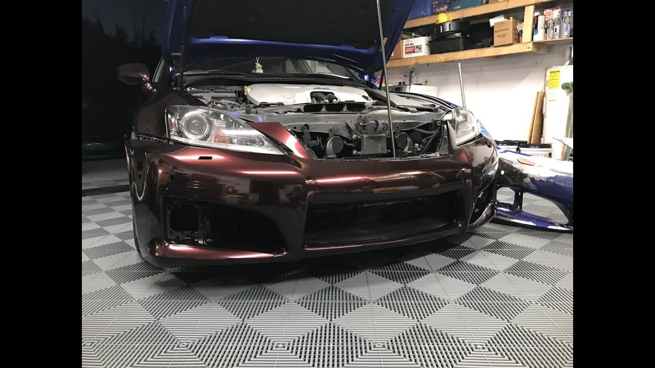 KG ISF | Wrapping a Brand new Lexus Bumper