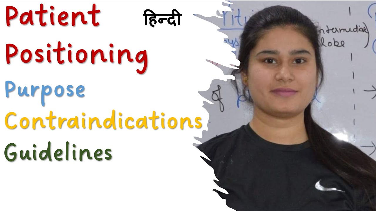 Patient positioning | Purpose | Contraindications | Guidelines