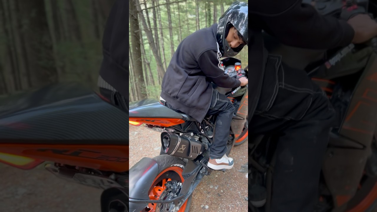 Bs6 RC 200 Full System Akrapovic Exhaust sound 🥵&hellip;