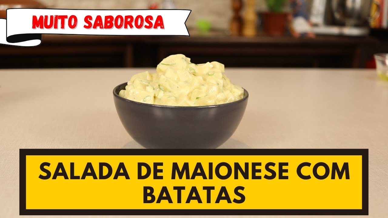 Sabor de fim de semana. SALADA DE MAIONESE COM BATATAS