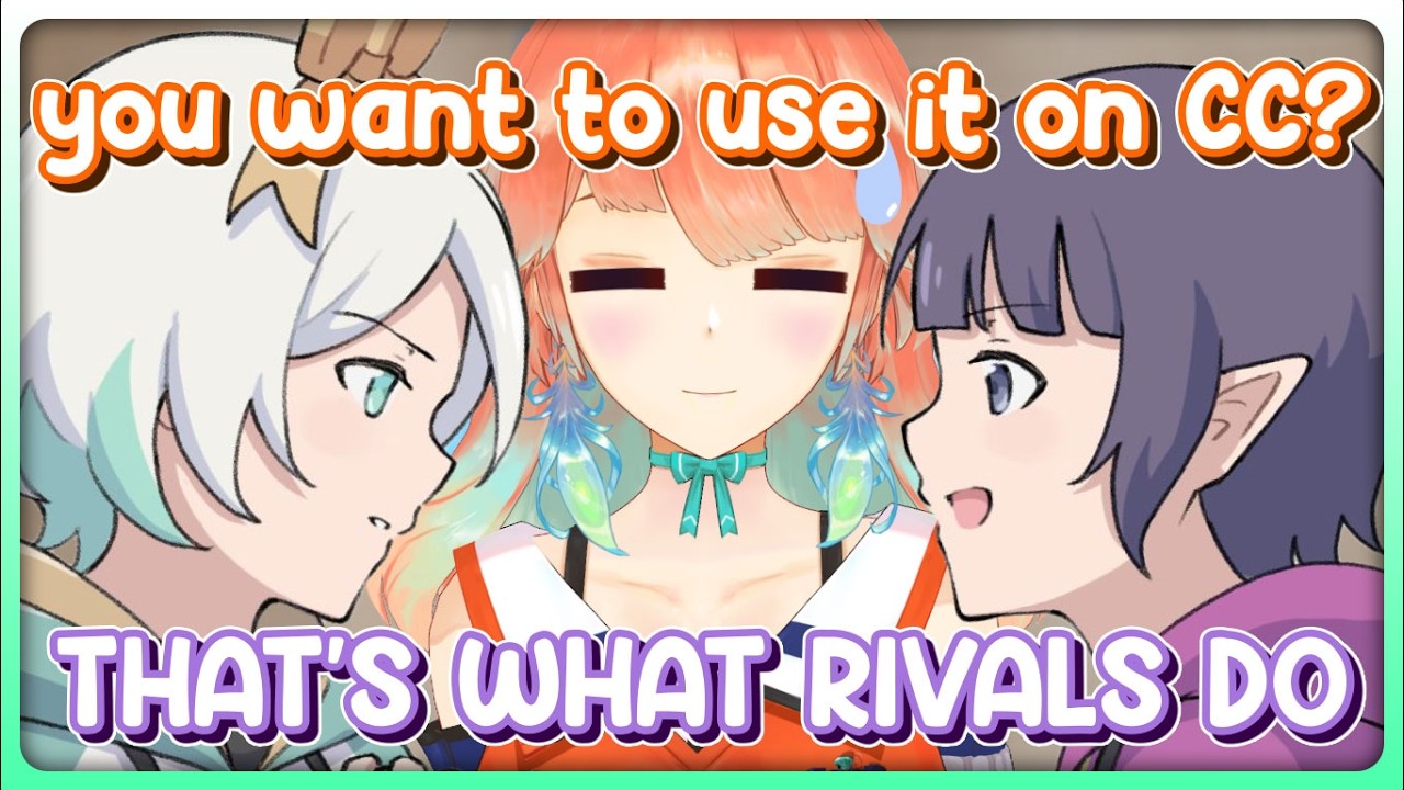 Ina Wants to Learn German from Kiara So She Can Talk with Her Rival Cecilia