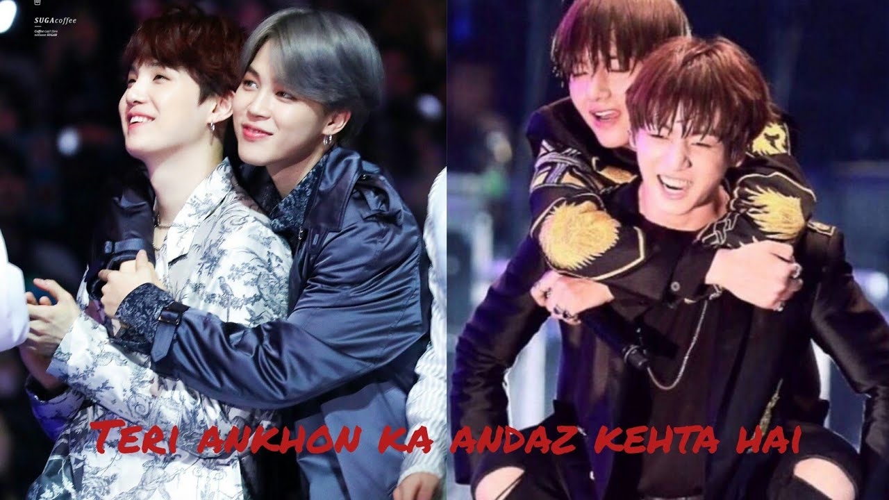 teri ankhon ka andaz kehta hai || yoonmin, taekook || 🥀💜