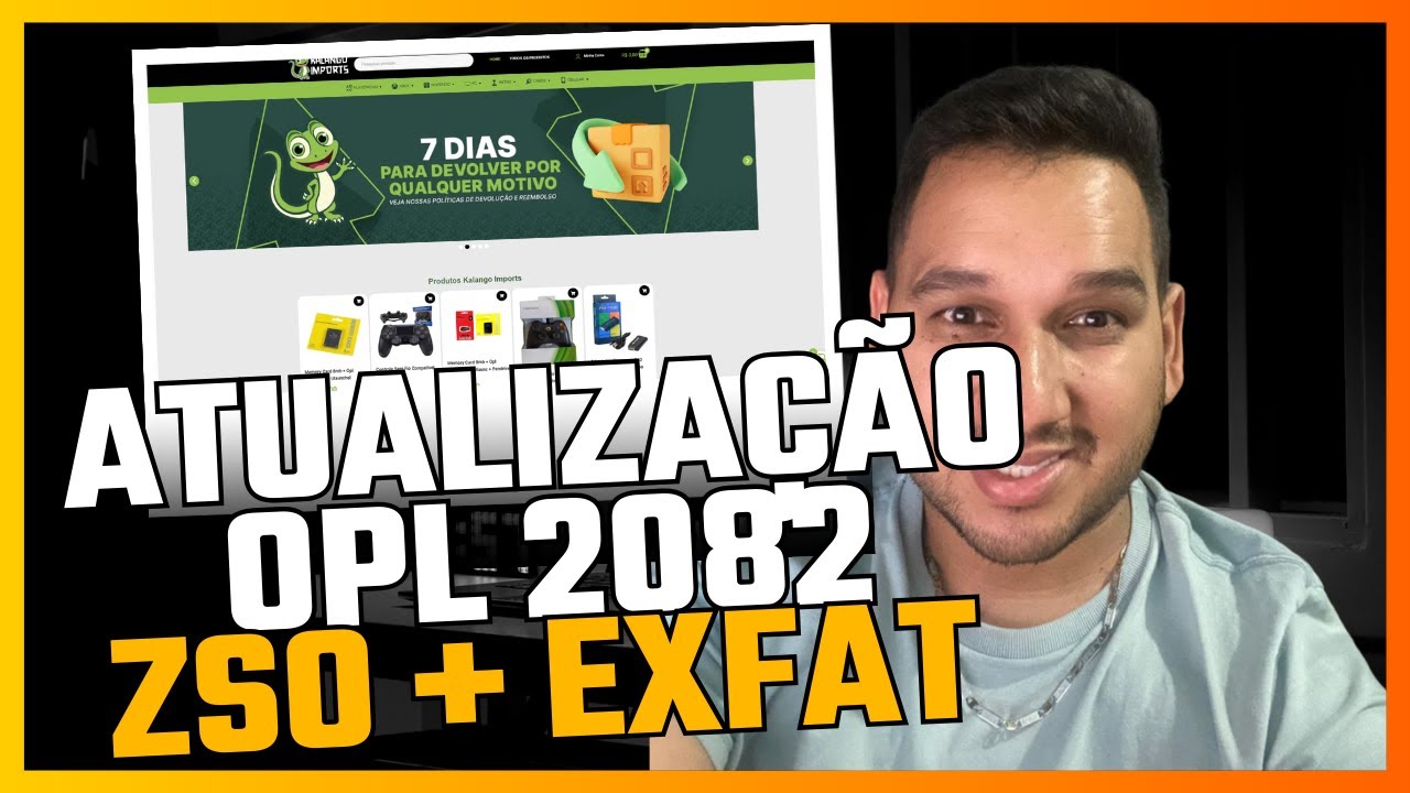 COMO ATUALIZAR O OPL 1.2.0 Nova beta 2082  ZSO + EXFAT