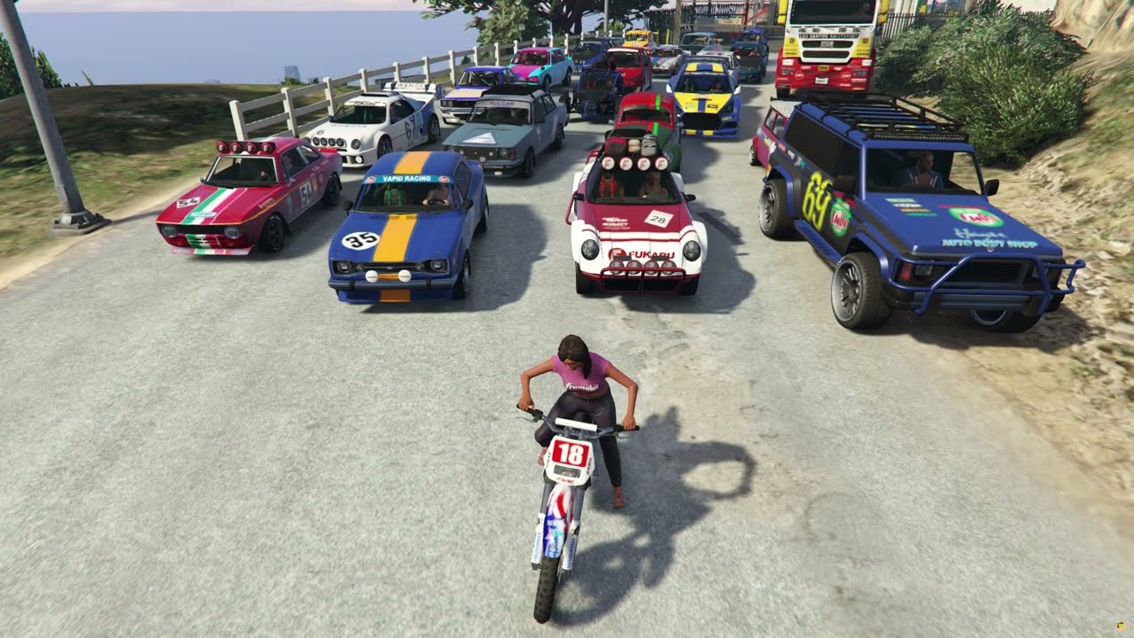 Bláznívá Jízda po Dálnici | GTA 5 | Dálnice | Los Santos | Motorka Sanchez