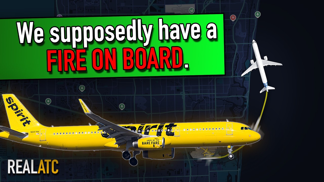 «Пожар на борту!»… Или нет? Самолет Spirit A321 впадает в панику и возвращается после взлета. Реа...