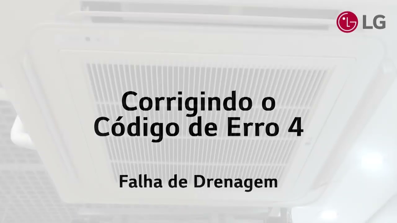 ERRO CH 04 LG INVERTER