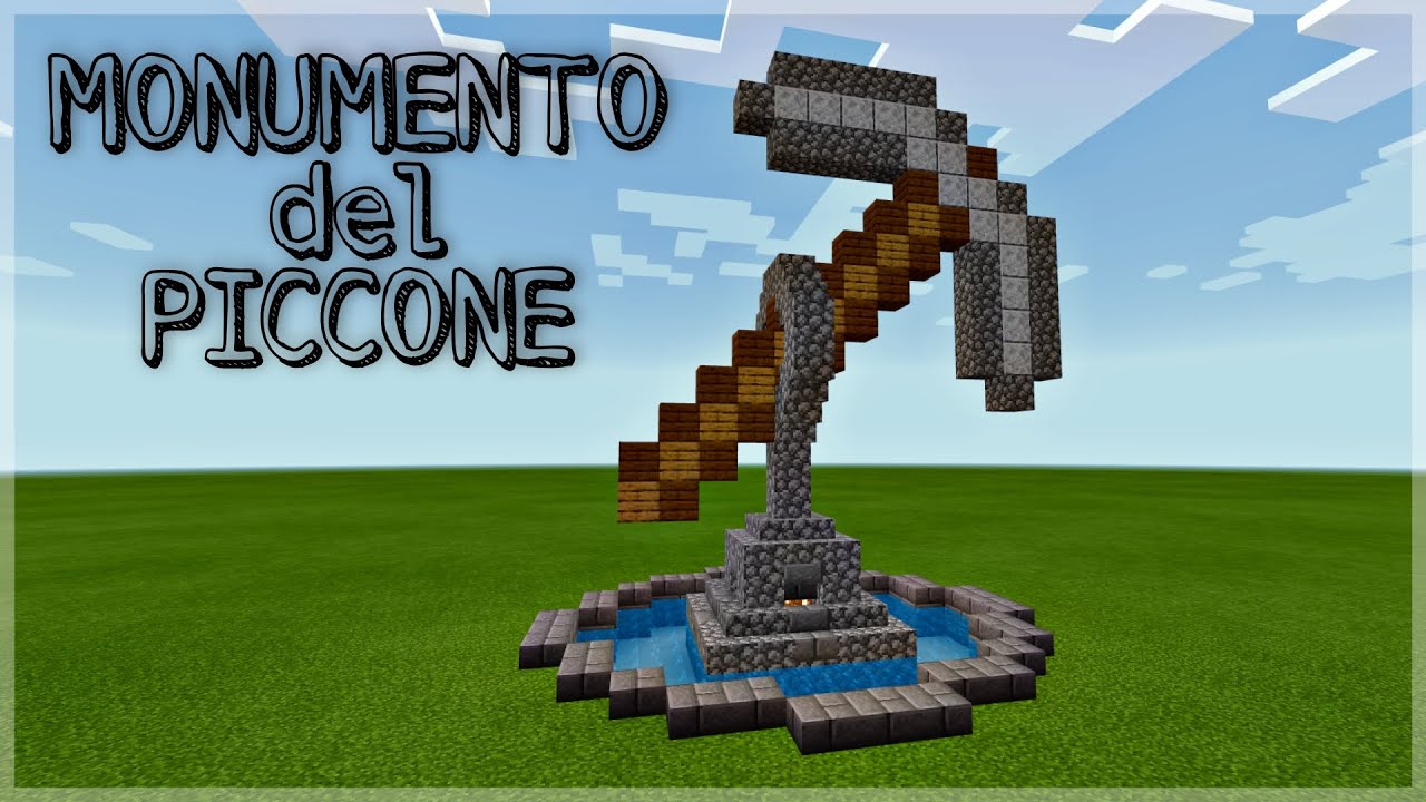 Come COSTRUIRE un PICCONE!! TUTORIAL- Minecraft ITA