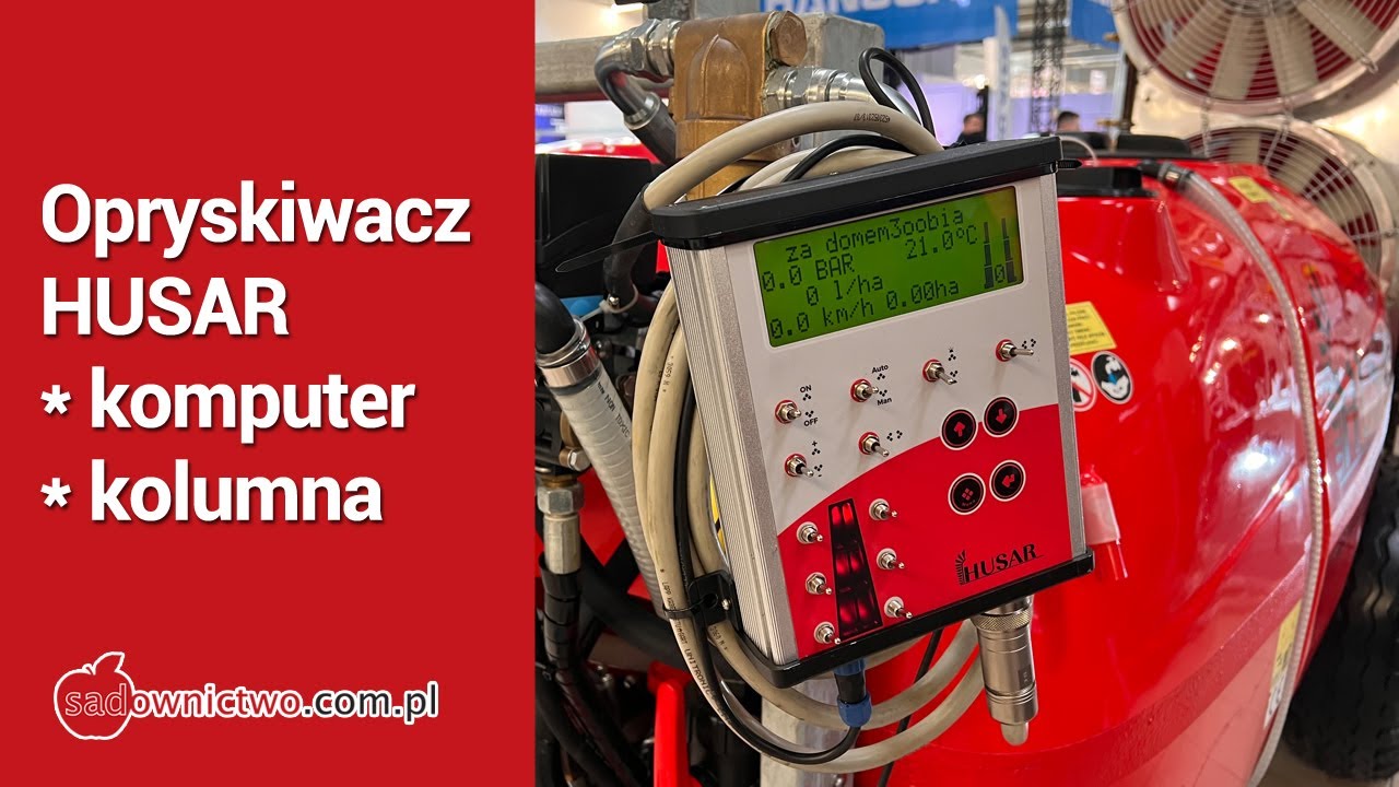 Opryskiwacz sadowniczy Husar - komputer i kolumna z aluminium [TSW 20222]