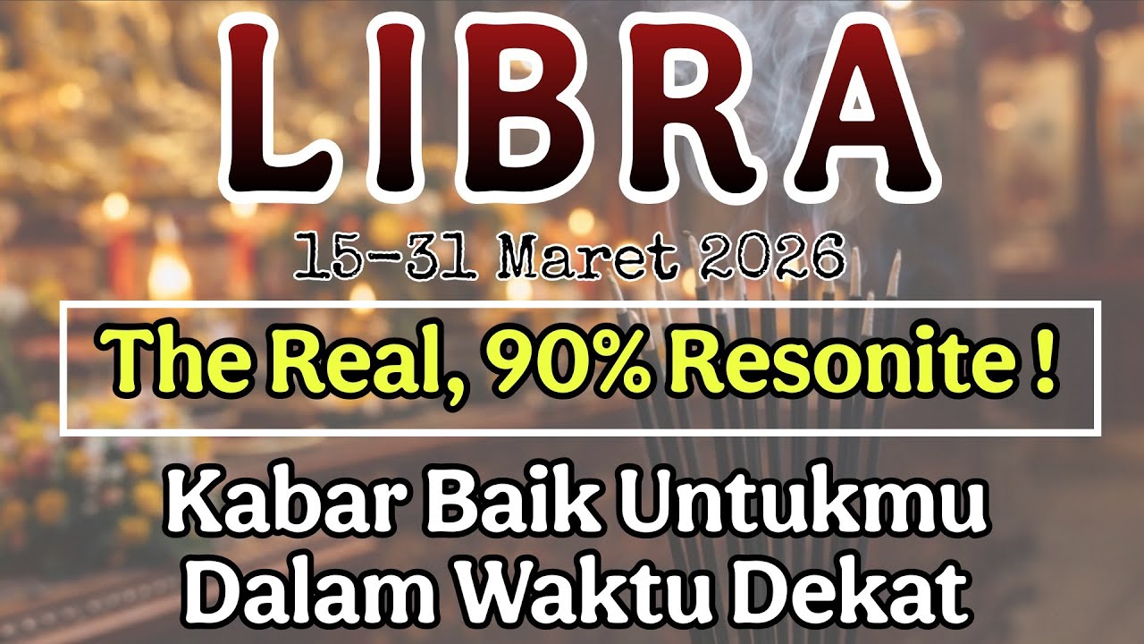 LIBRA 🤎 Kabar Baik Yang Mendekat 15-31 Maret 2026 ! #ramalanzodiak #tarot
