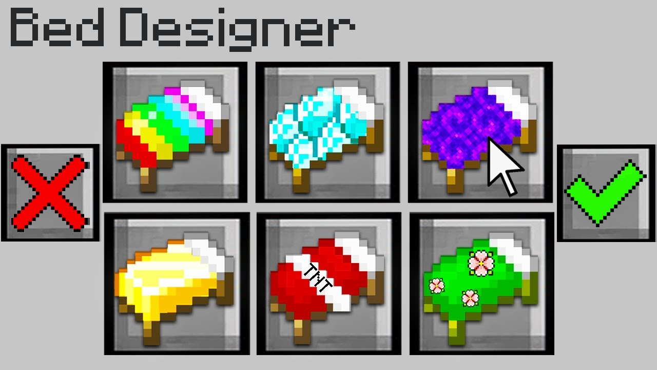 Minecraft Bedwars but you can design your own bed..