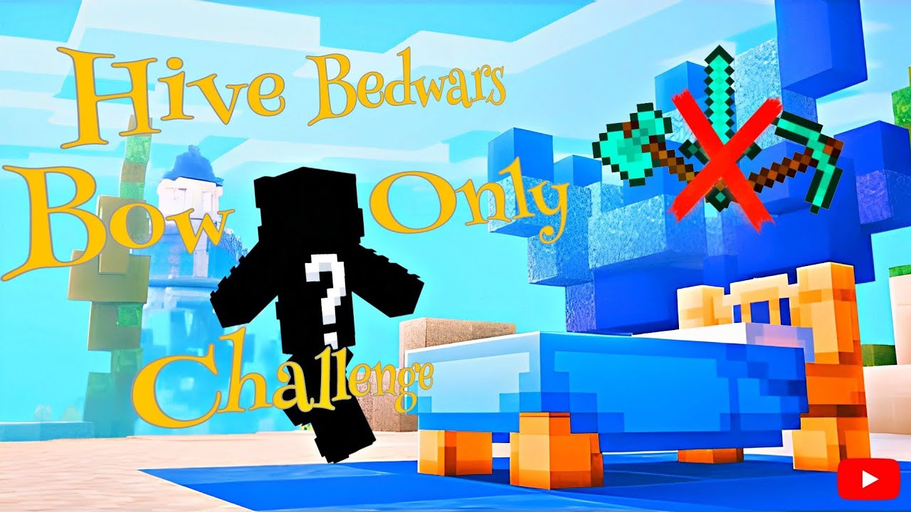 Bow Only Challenge 🌪 | Hindi Commentary | Hive Bedwars